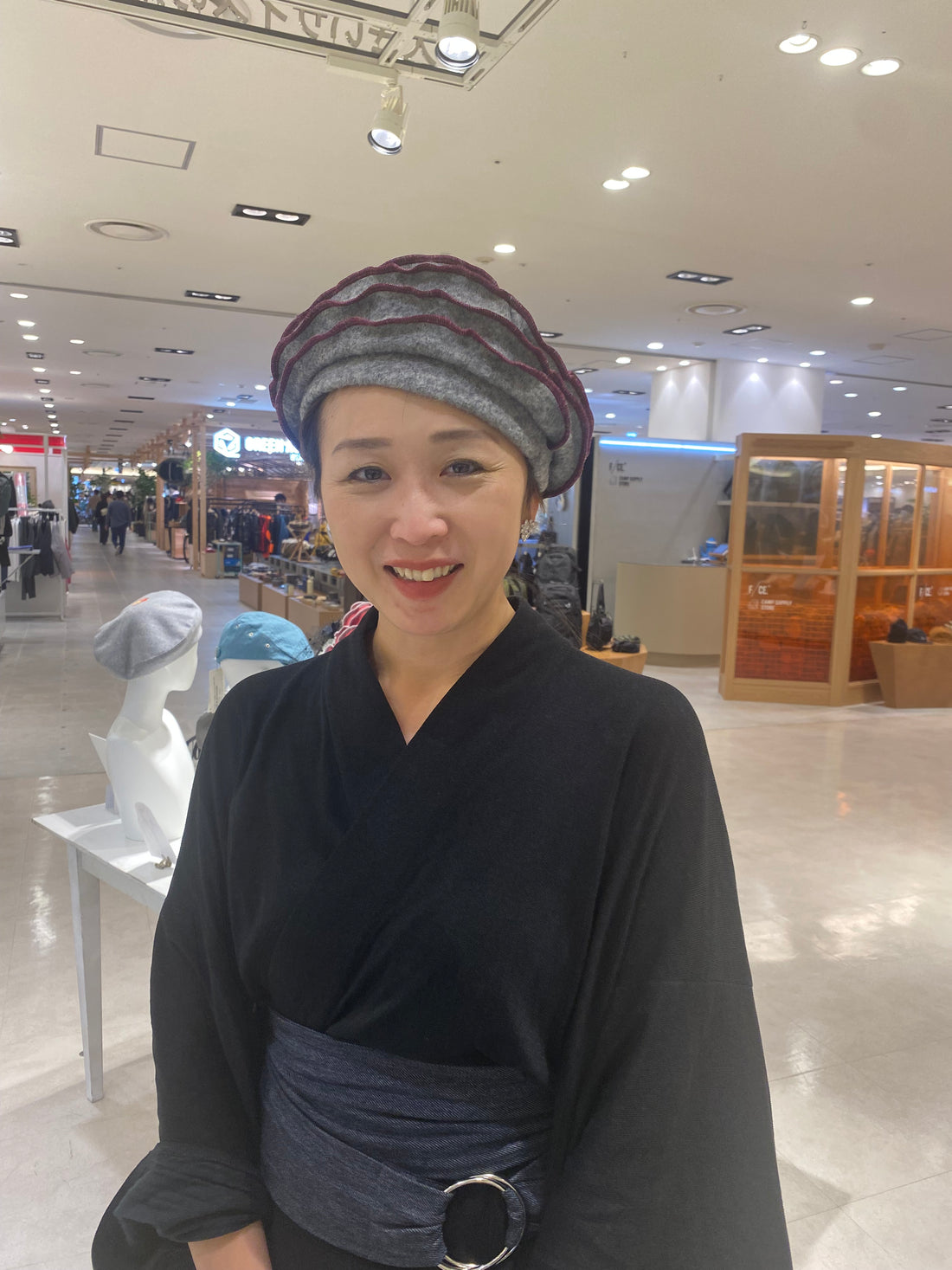 京都開催「大きいサイズの冬の帽子展」に出品いたします!
