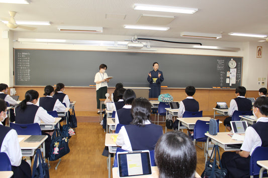 和歌山信愛高等学校で登壇させていただきました！